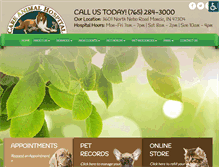 Tablet Screenshot of care-animal.com